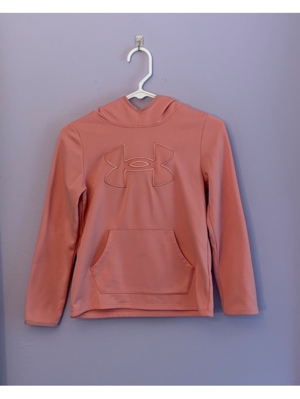 Under Armour Pink Youth Medium Hoodie Sweatshirt